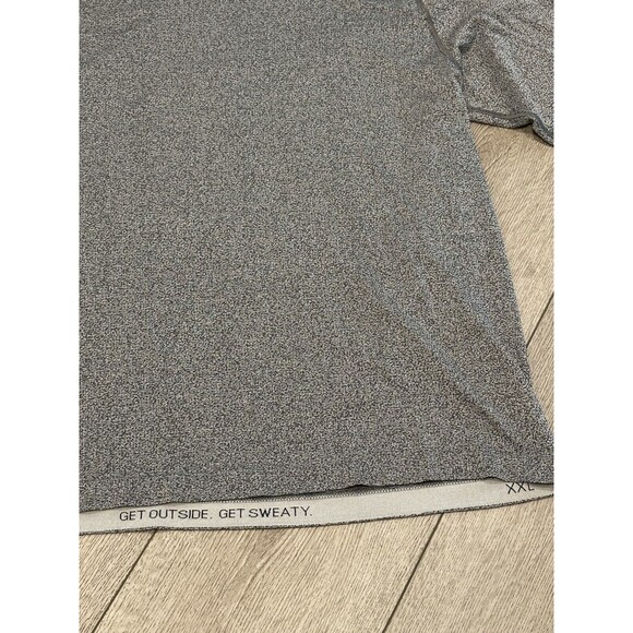 Lululemon Mens Time To Get Dirty Get Outside Get Sweaty Long Sleeve Grey 2XL XXL - Picture 4 of 7